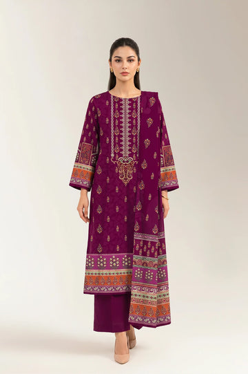 Printed Unstitched 3PC