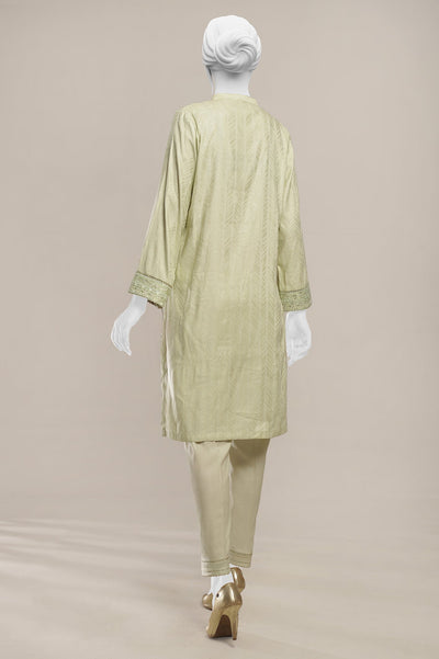 2PC Unstitched Embroidered Suit From Diners