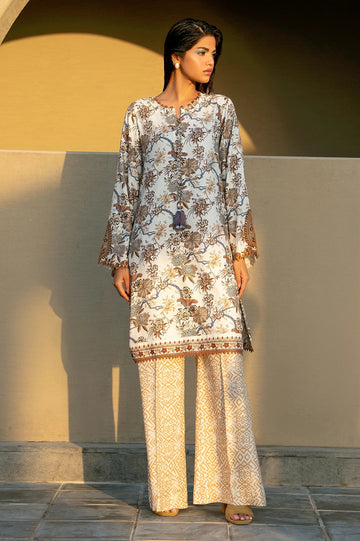Embroidered Unstitched 2PC