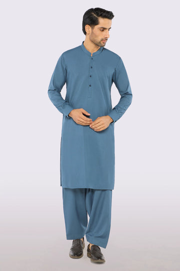 Teal Wash & Wear Fabric