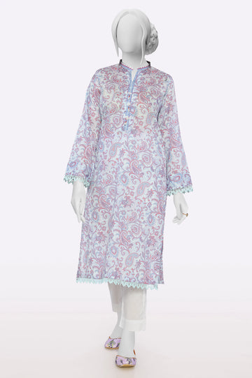Off White Printed Kurti From Sohaye By Diners