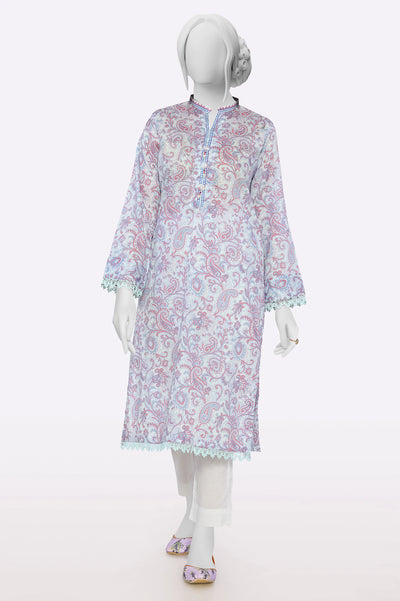Off White Printed Kurti From Sohaye By Diners