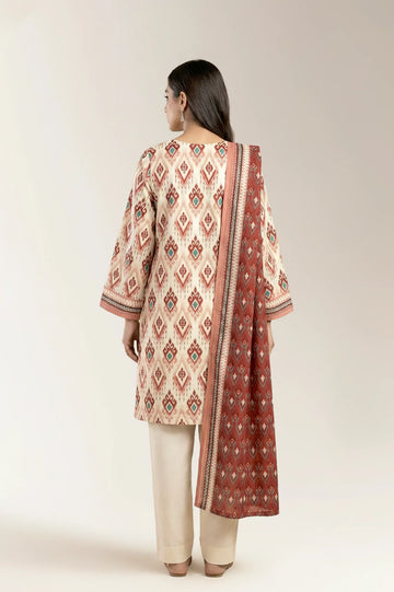 Printed Lawn-Fawn Unstitched 3PC