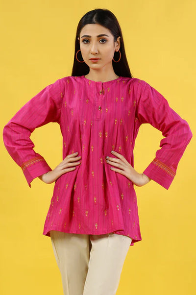 Cotton Mesuri Pink Kurti - Diners