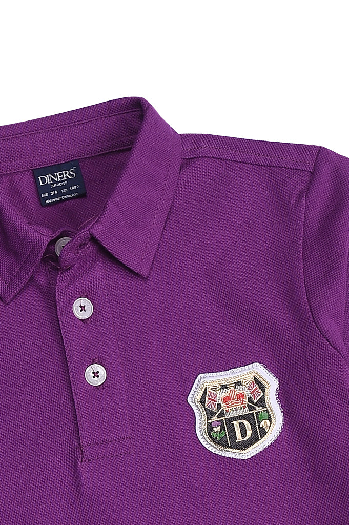 Boys Casual Shirt SKU: KBA 0209 Purple - Diners