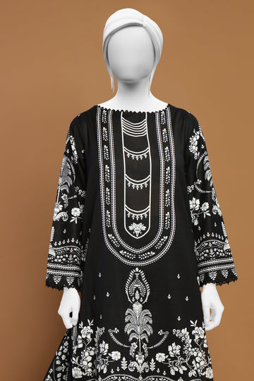 3PC Cambric Black Suit - Diners