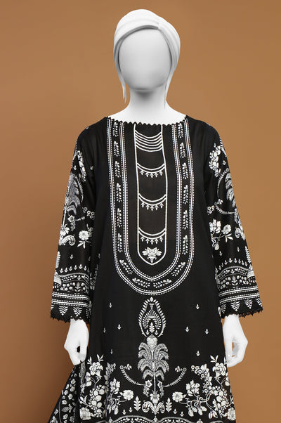 3PC Cambric Black Suit - Diners