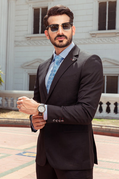 Diner's 2 Pcs Suit for men SKU: DA1181-BLACK - Diners