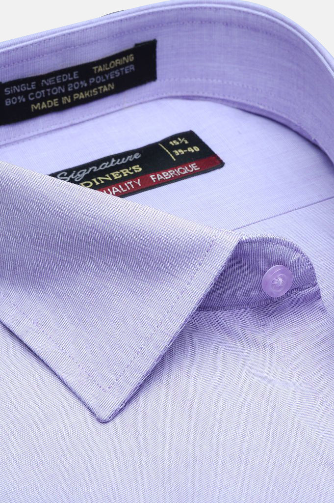 Formal Plain Shirt in Purple SKU: AB206-PURPLE - Diners