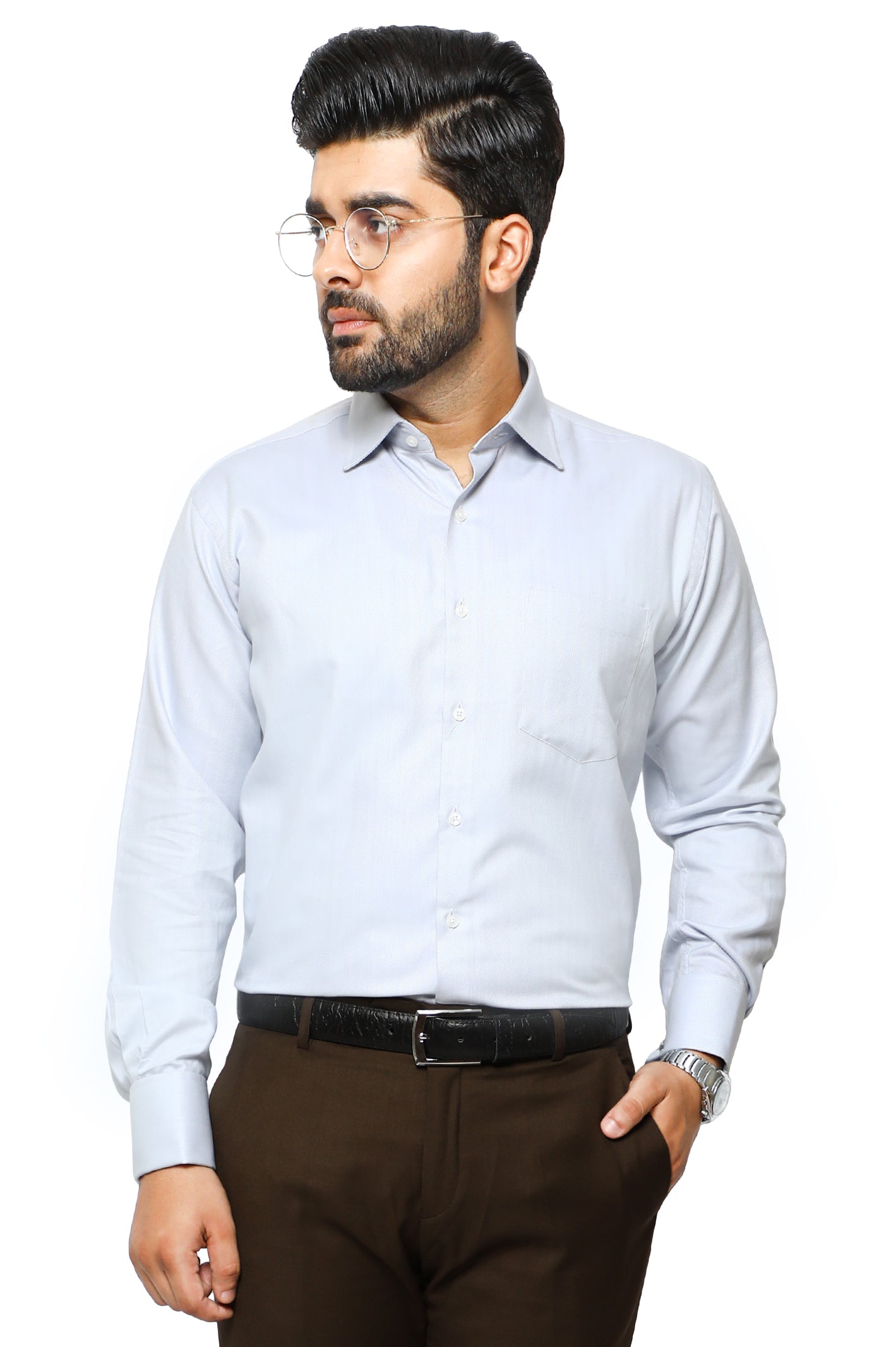 Formal Man Shirt in AB19371 L-Grey - Diners