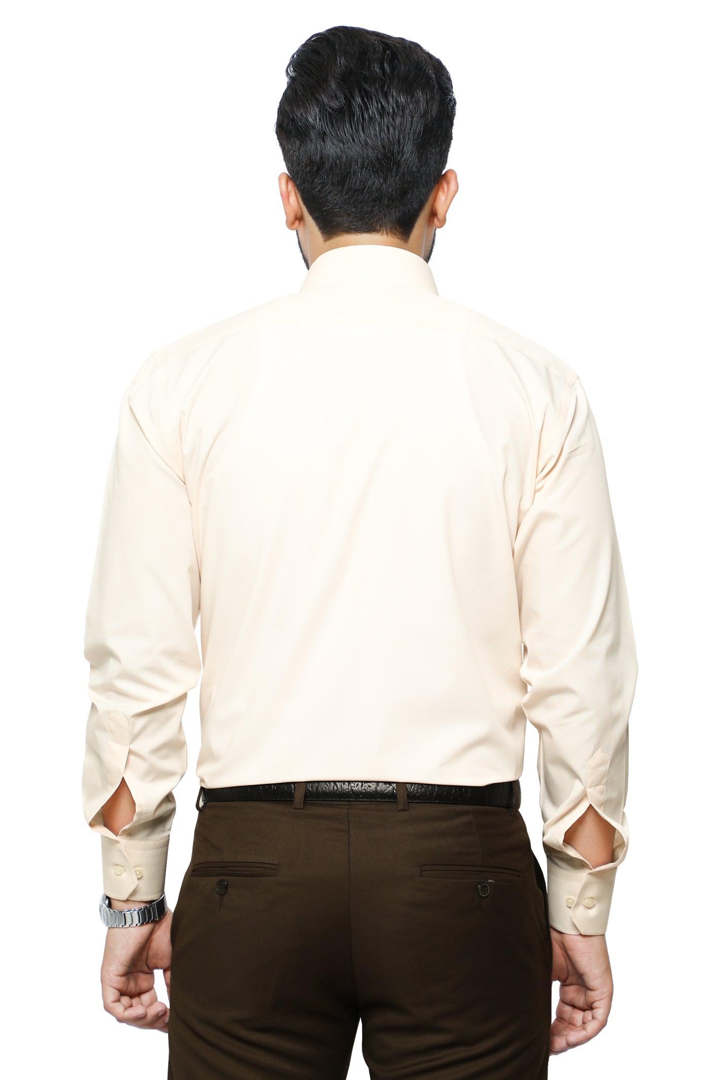 Formal Plain Shirt In L-Fawn SKU: AB203-L-Fawn - Diners