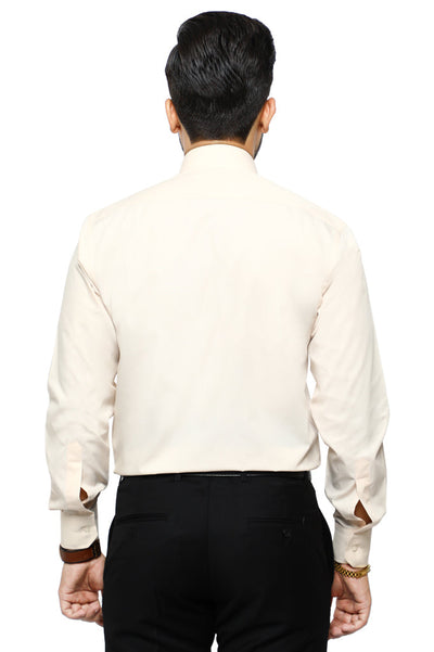 Formal Plain Shirt in Peach SKU: AB203-PEACH - Diners