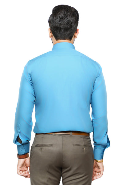 Formal Plain Shirt in Teal SKU: AB203-TEAL - Diners