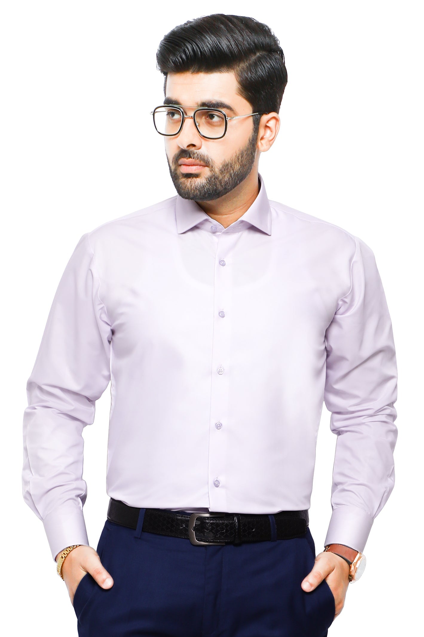 Formal Man Shirt in Purple SKU: AB2271-PURPLE - Diners