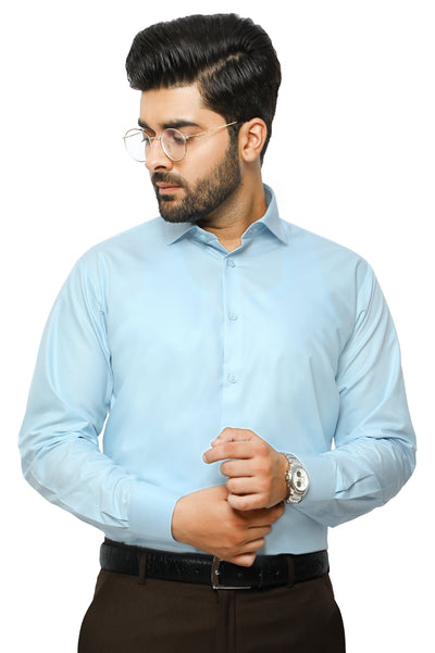 Formal Man Shirt in SKY BLUE SKU: AB2271-SKY BLUE - Diners