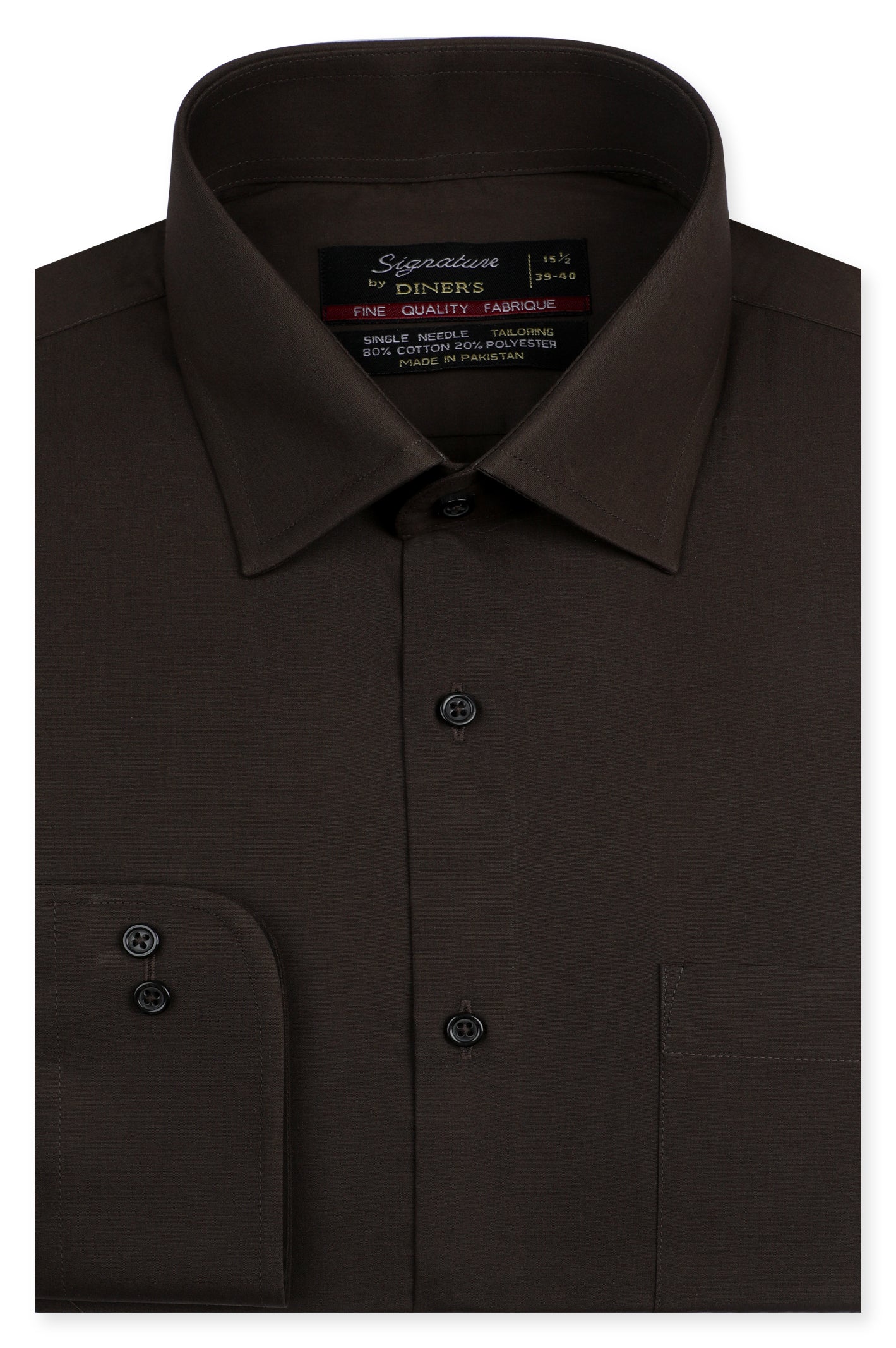 Formal Man Shirt in Brown SKU: AB23395-BROWN - Diners