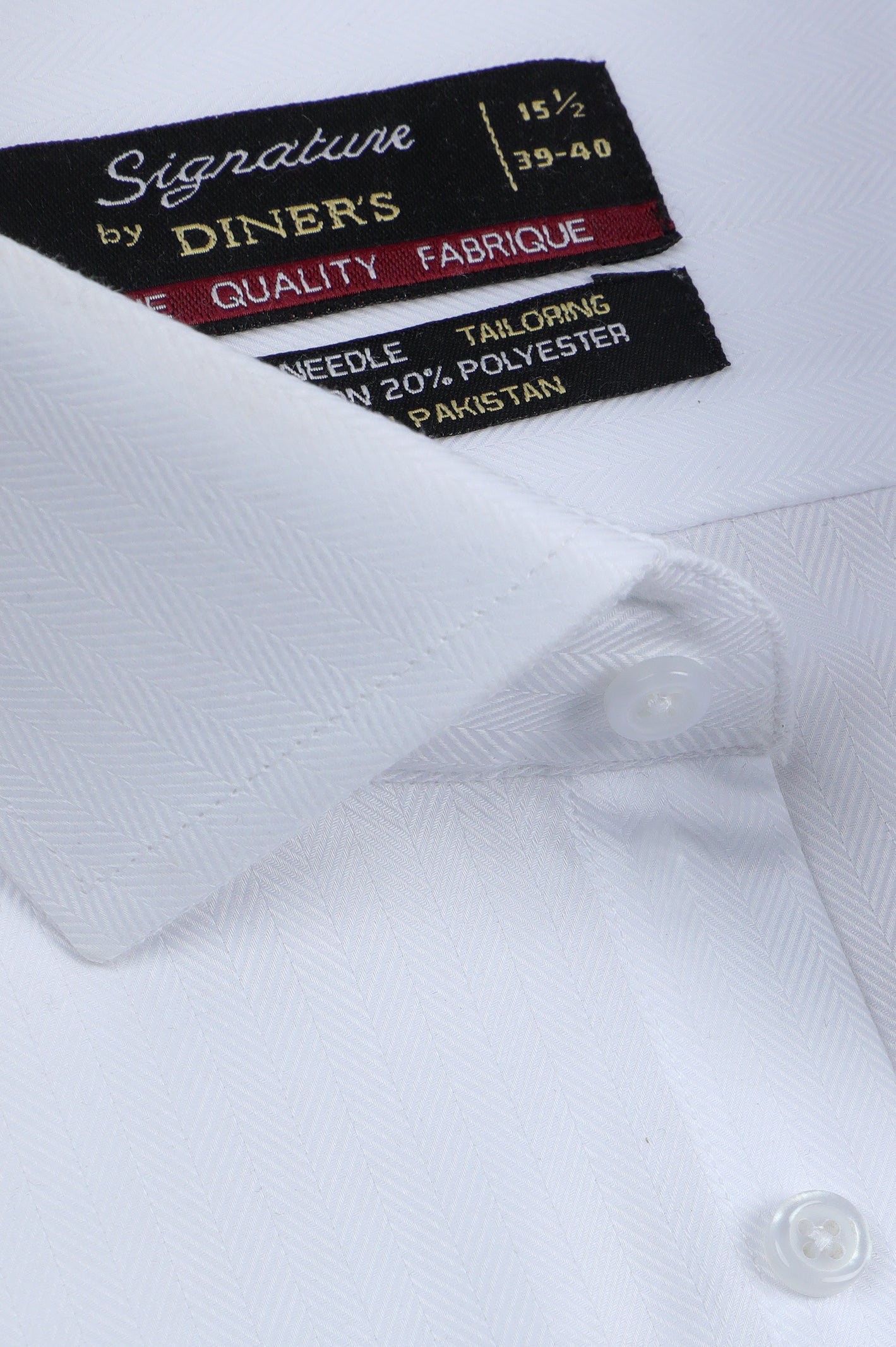Formal Men Shirt in White SKU: AB23396-WHITE - Diners