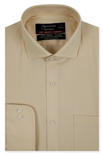 Formal Men Shirt in Beidge SKU: AB25438-BEIDGE - Diners
