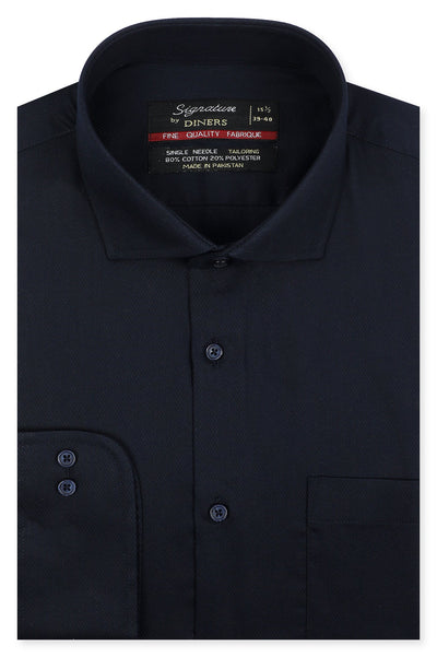 Formal Men Shirt in N-Blue SKU: AB25439-N-BLUE - Diners