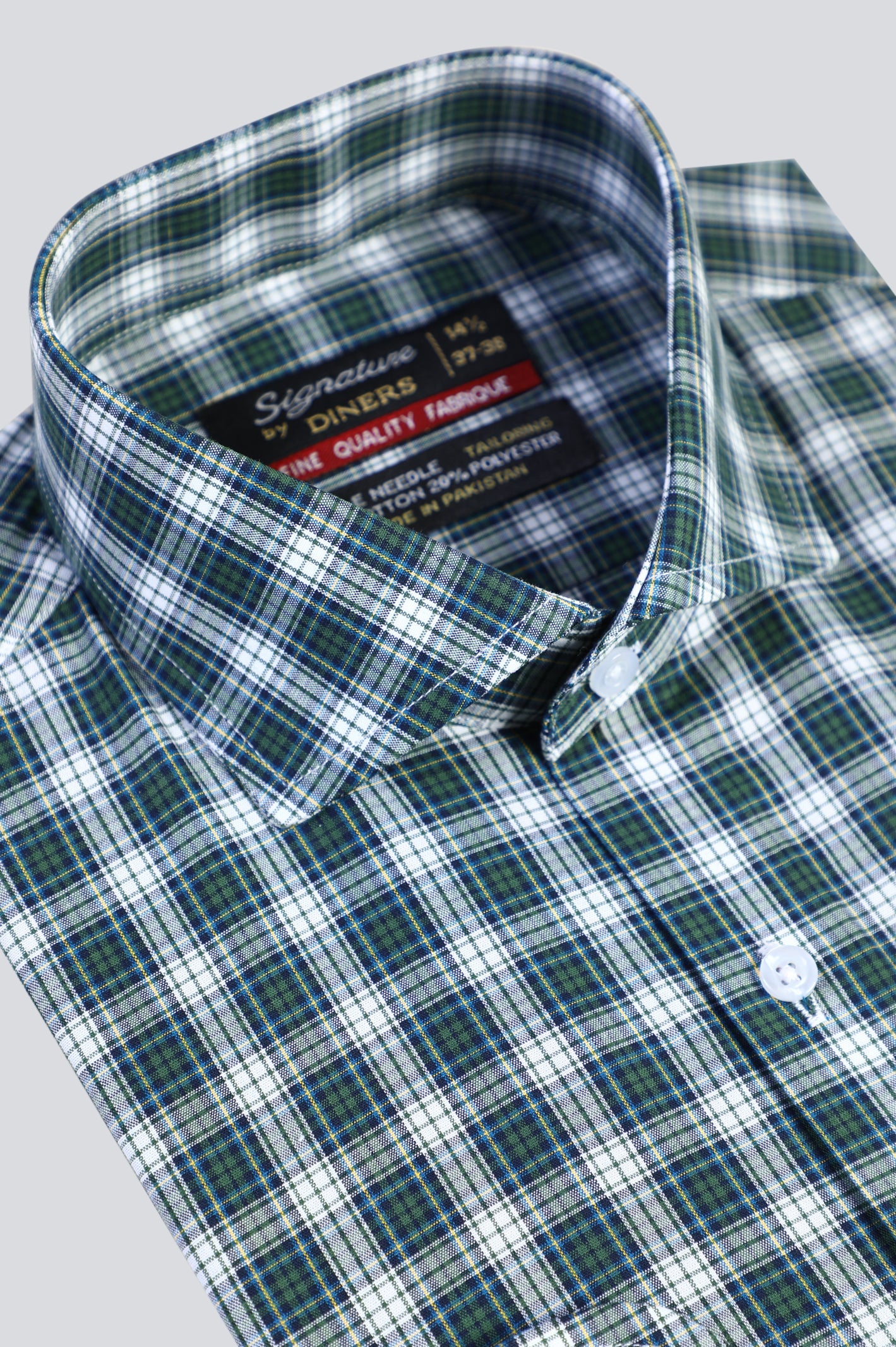 Multicolor Tattersalll Check Formal Shirt - Diners