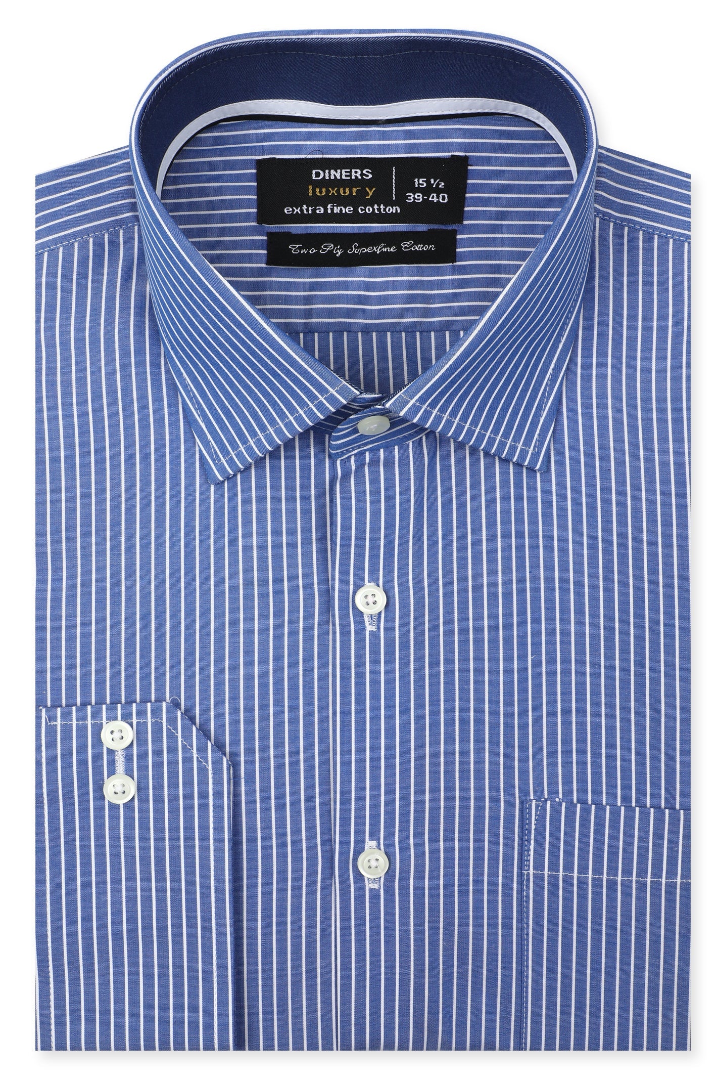 Formal Men Shirt SKU: AD27461-BLUE - Diners