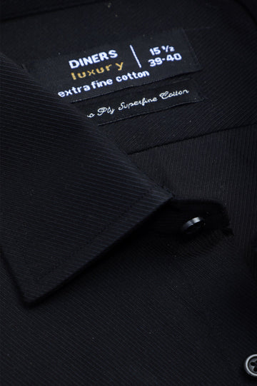 Formal Men Shirt SKU: AD28185-BLACK - Diners