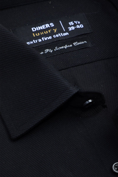 Formal Men Shirt SKU: AD28185-BLACK - Diners