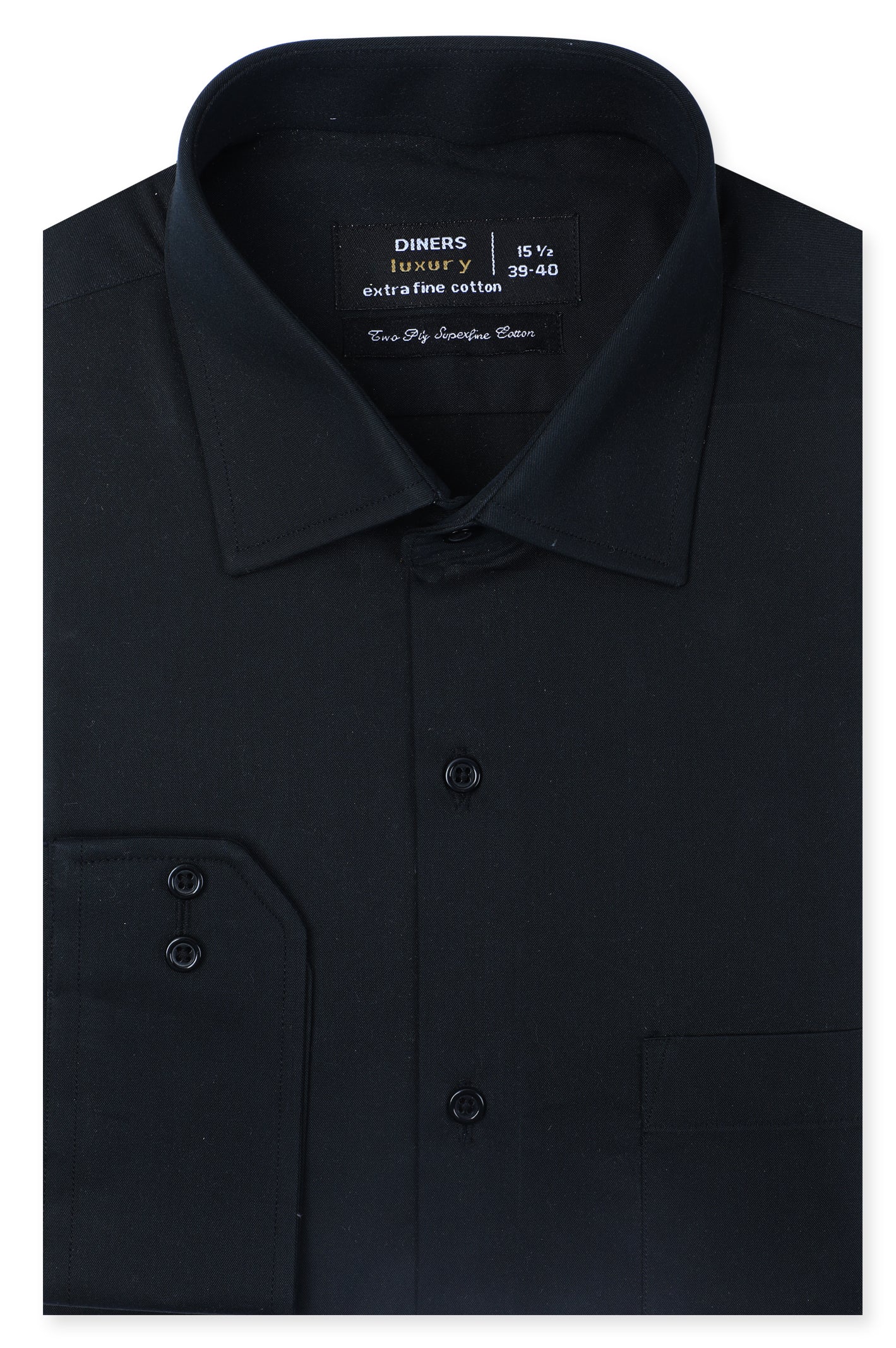Formal Men Shirt SKU: AD28188-BLACK - Diners