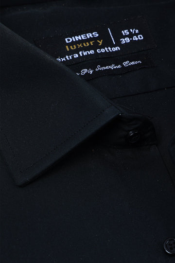 Formal Men Shirt SKU: AD28188-BLACK - Diners