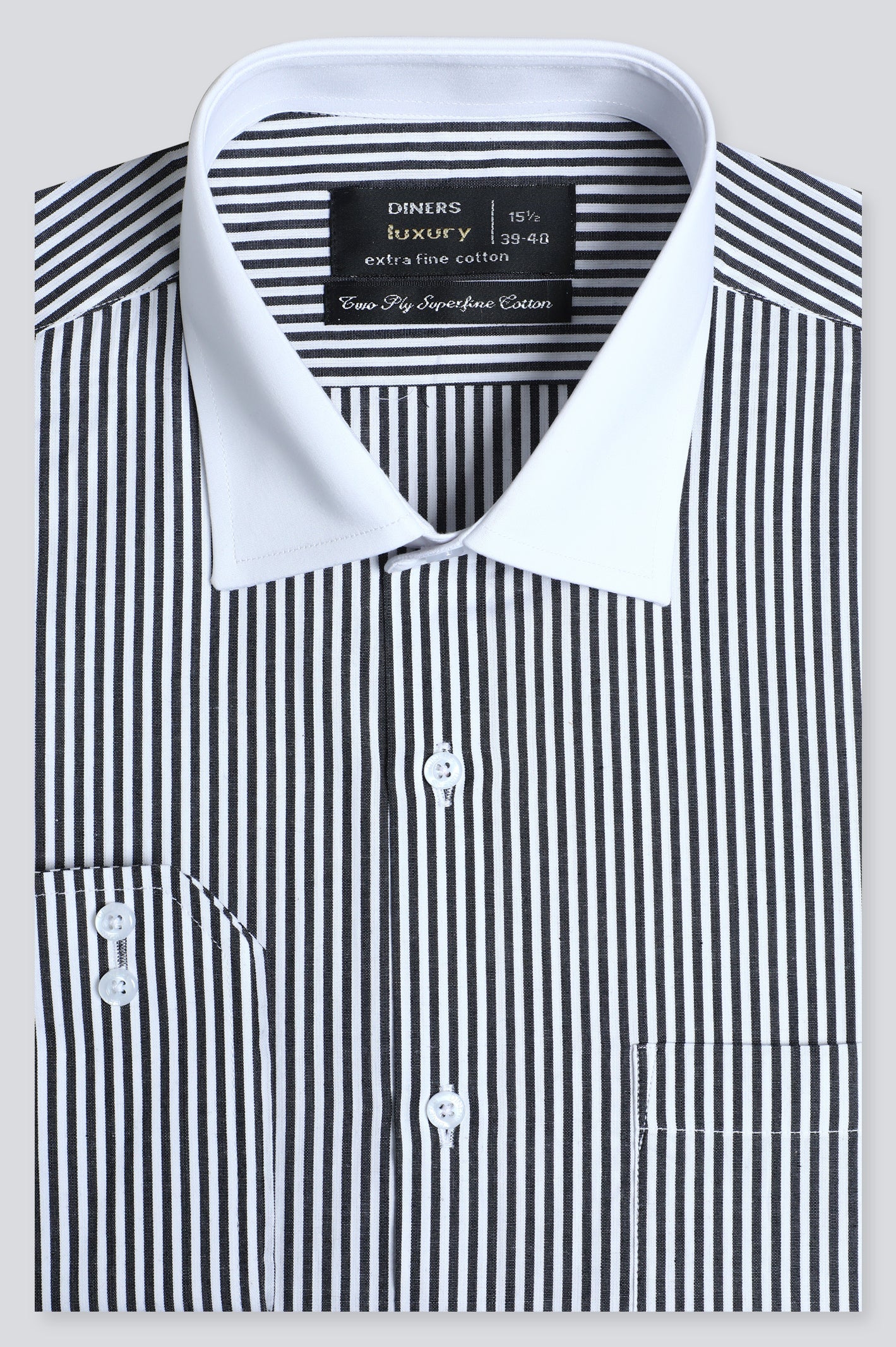 Black Stripe Formal Shirt – Diners Pakistan