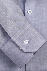 Grey Oxford Self Formal Shirt For Men - Diners