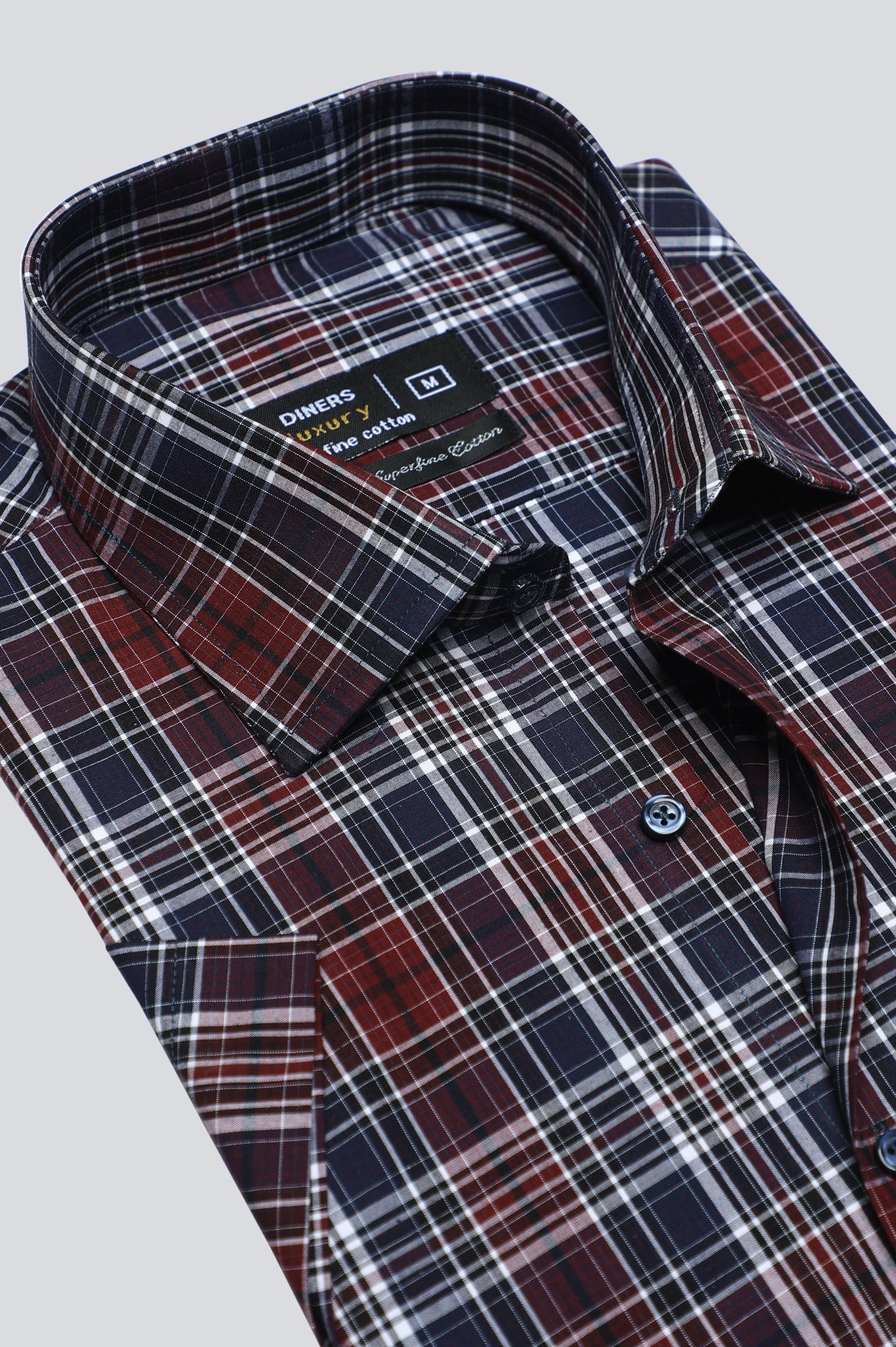 Multicolor Check Formal Shirt For Men - Diners