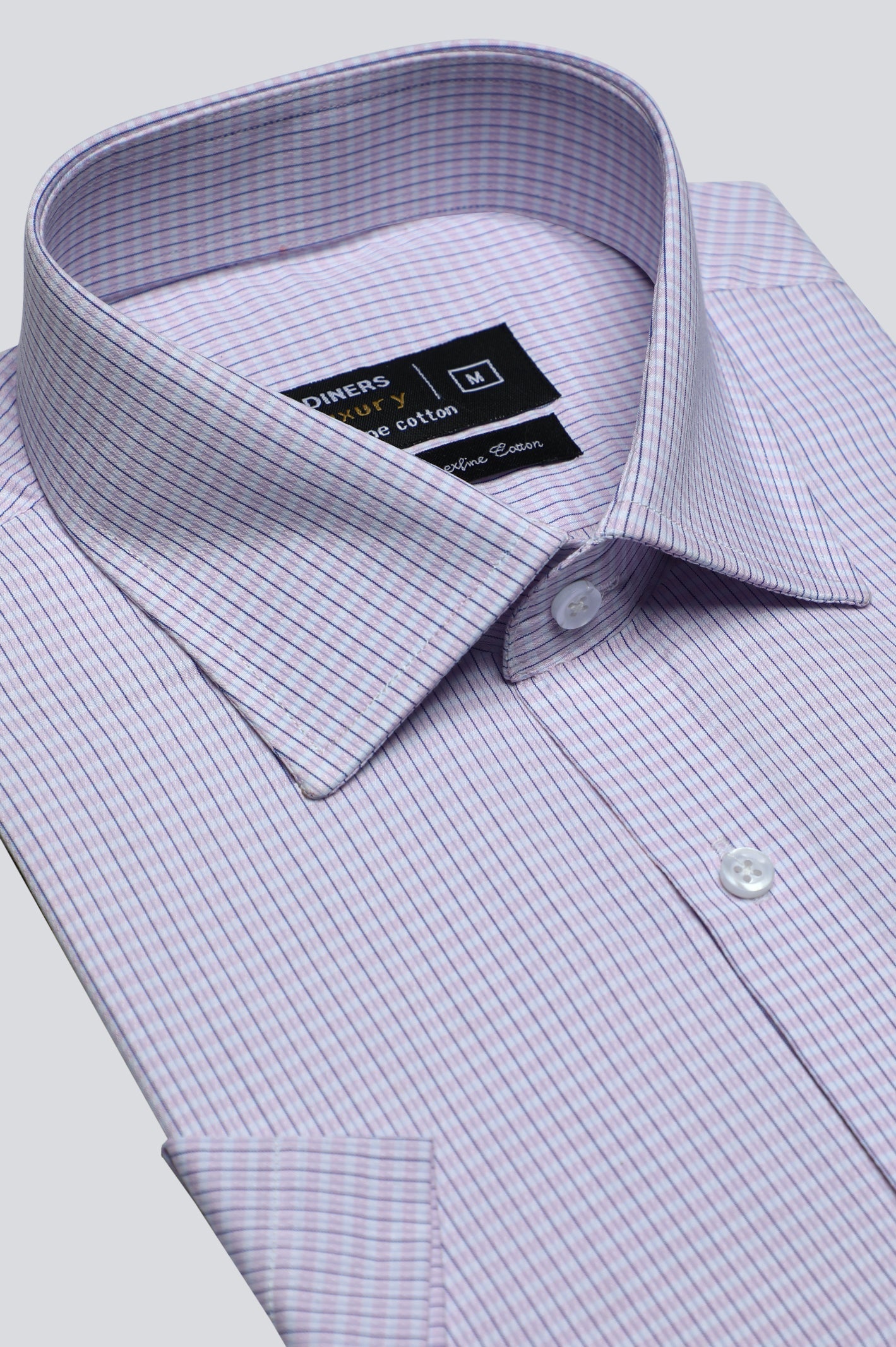 Multicolor Hairline Stripe Formal Shirt For Men - Diners