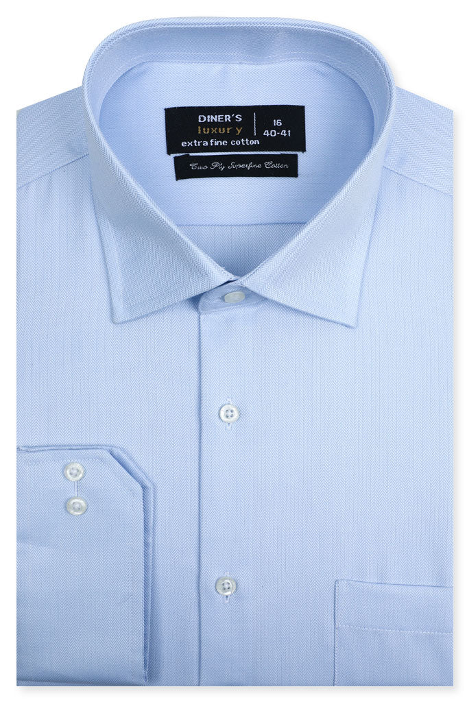 Formal Luxury Shirt SKU: AD20547-SKYBLUE - Diners
