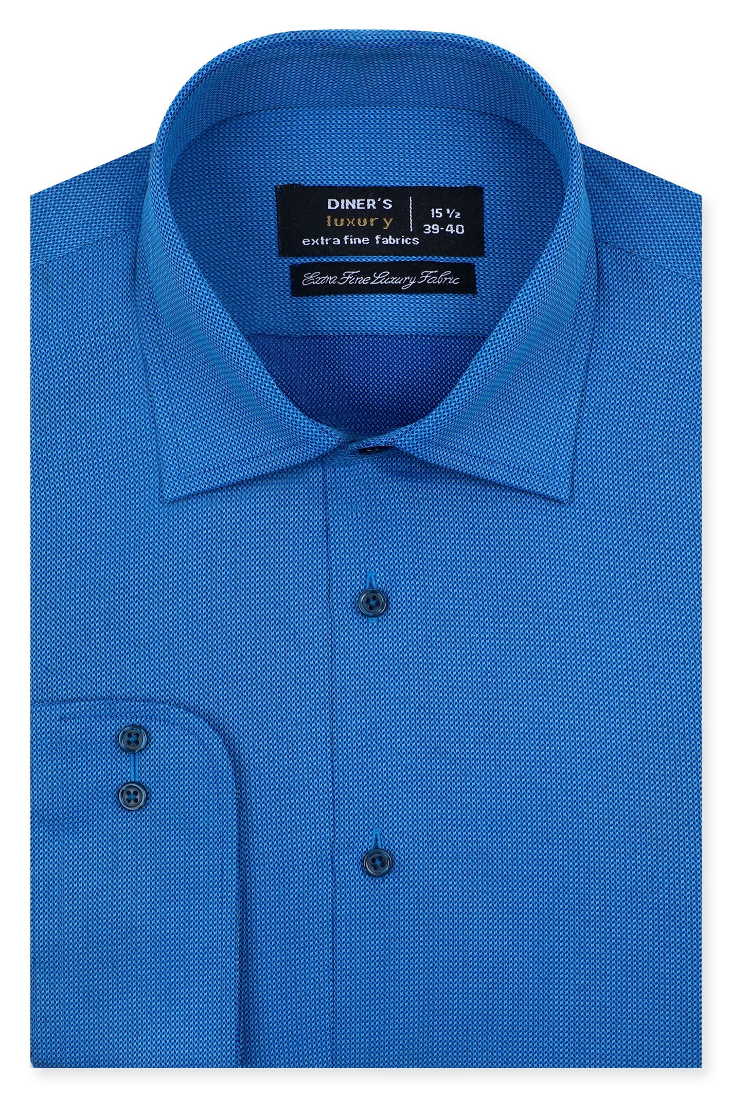 Formal Luxury Shirt SKU: AD23443-BLUE - Diners