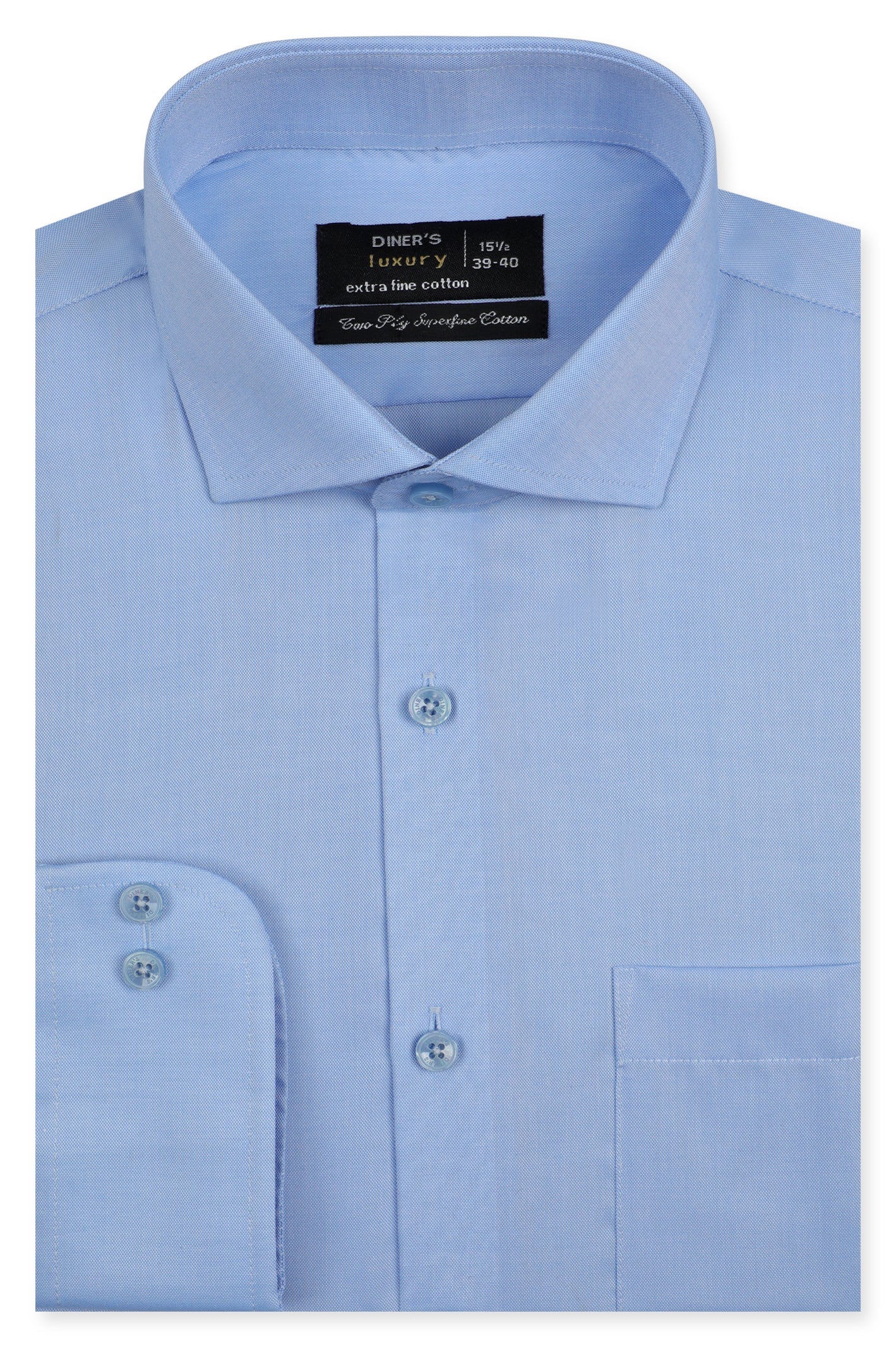 Formal Men Shirt in Blue SKU: AD25044-BLUE - Diners