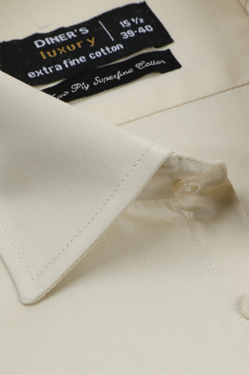 Formal Men Shirt in Beidge SKU: AD25197-BEIDGE - Diners