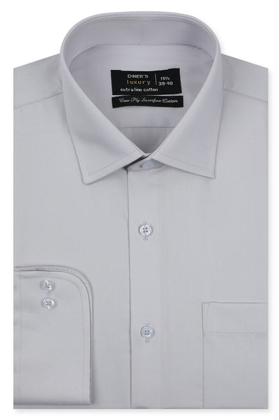 Formal Men Shirt in L-Blue SKU: AD25197-L-GREY - Diners