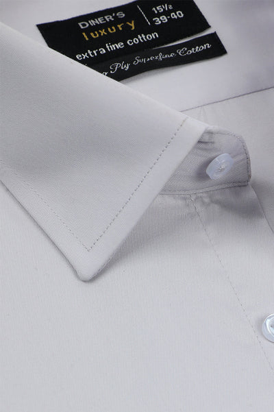 Formal Men Shirt in L-Blue SKU: AD25197-L-GREY - Diners