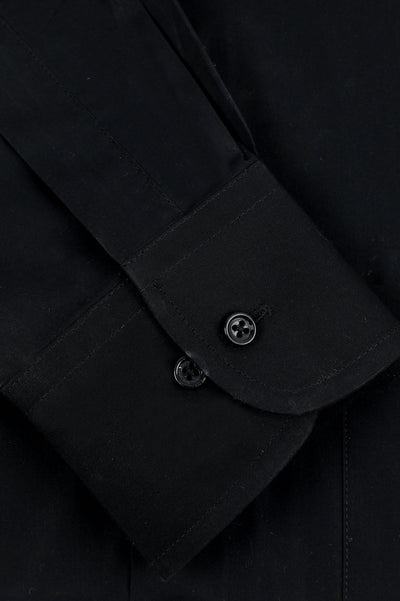 Formal Men Shirt in Black SKU: AD25437-BLACK - Diners