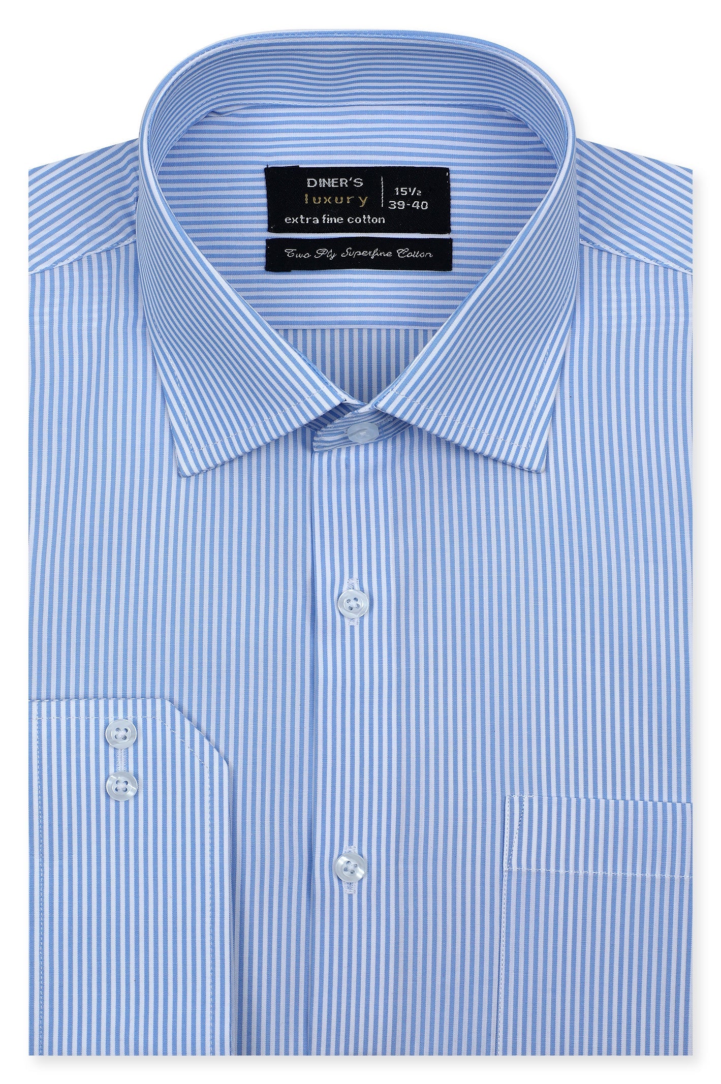 Formal Men Shirt SKU: AD26542-BLUE - Diners