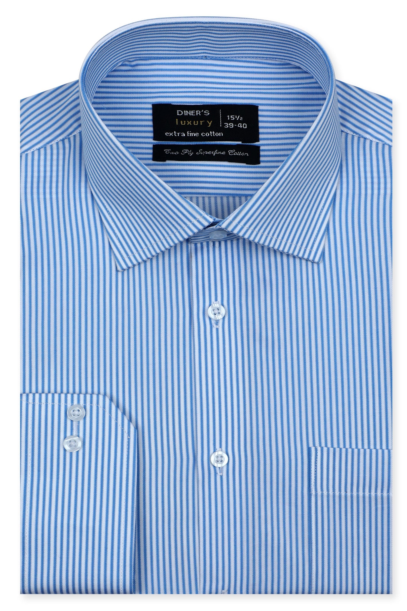 Formal Men Shirt SKU: AD26613-BLUE - Diners