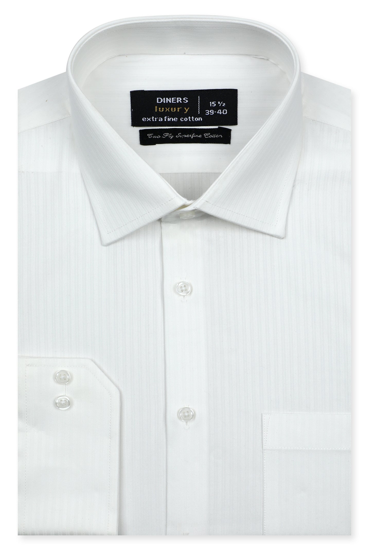 Formal Men Shirt SKU: AD26634-OFFWHITE - Diners