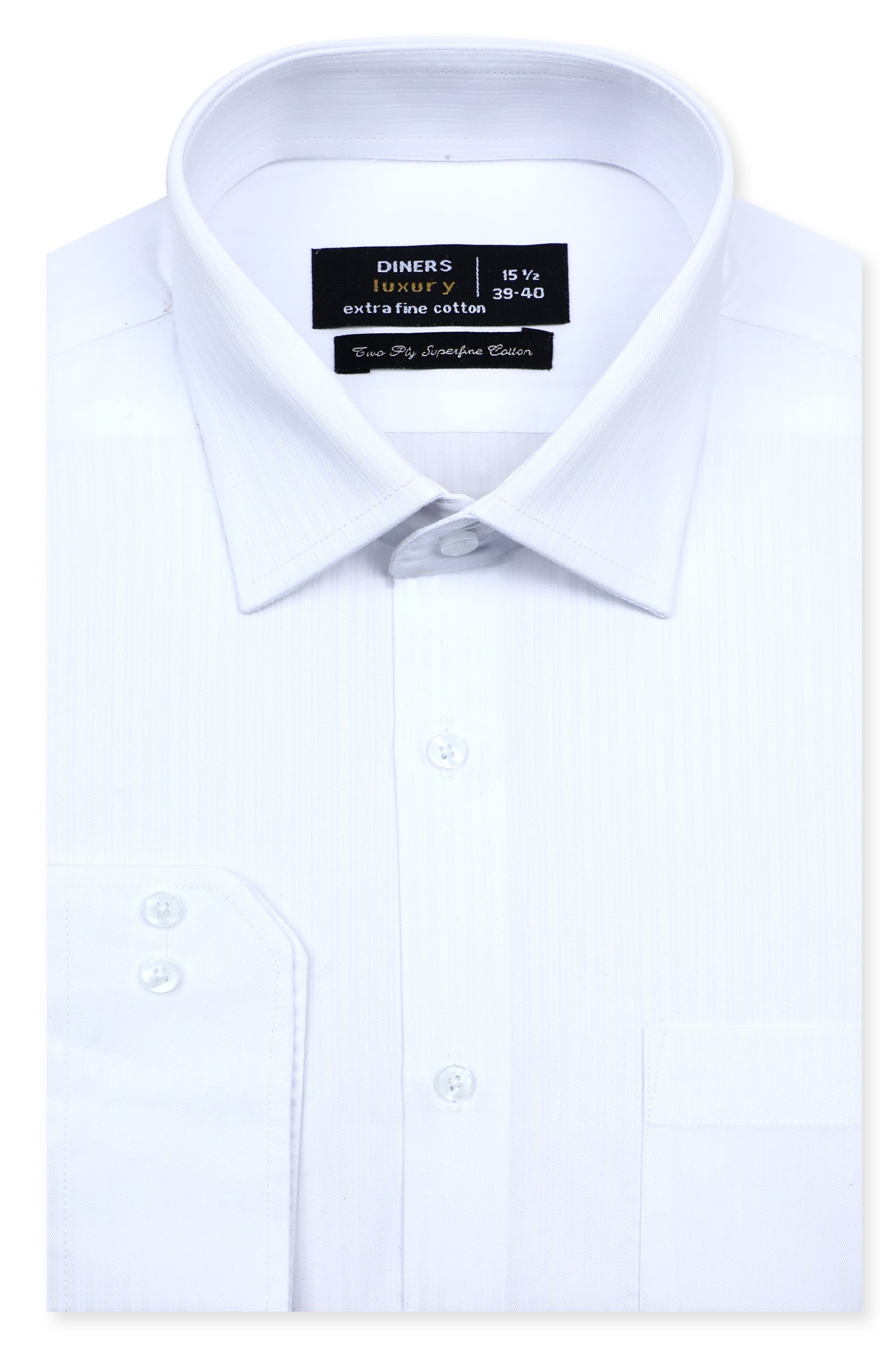 Formal Men Shirt SKU: AD26634-WHITE - Diners