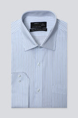 Blue Pin Stripe Formal Shirt For Men - Diners