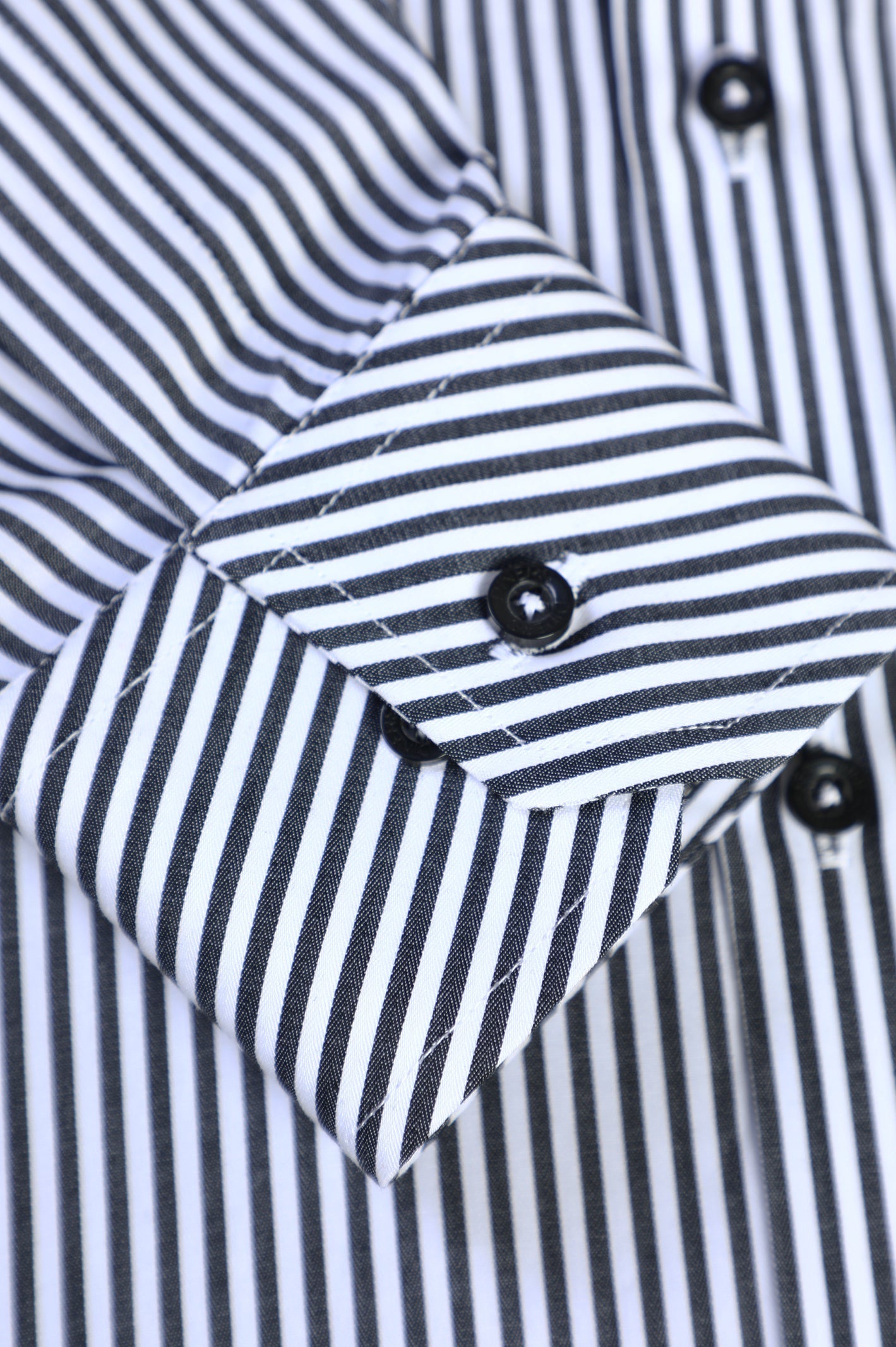 Black Bengal Stripe Formal Shirt - Diners