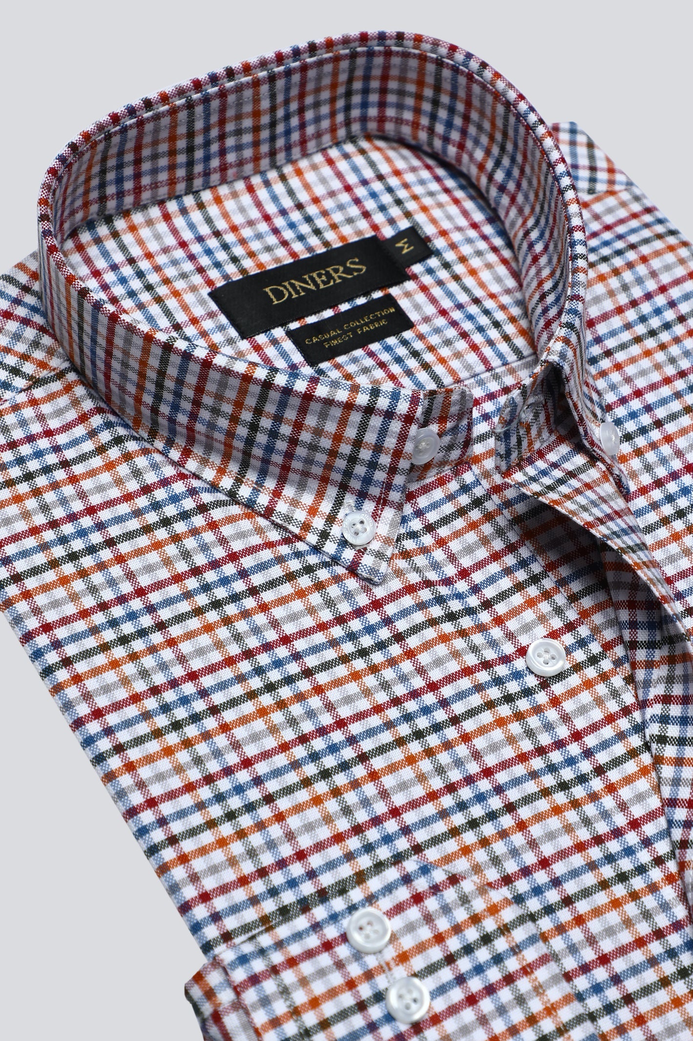 Multicolor Tattersall Check Casual Shirt for Men - Diners