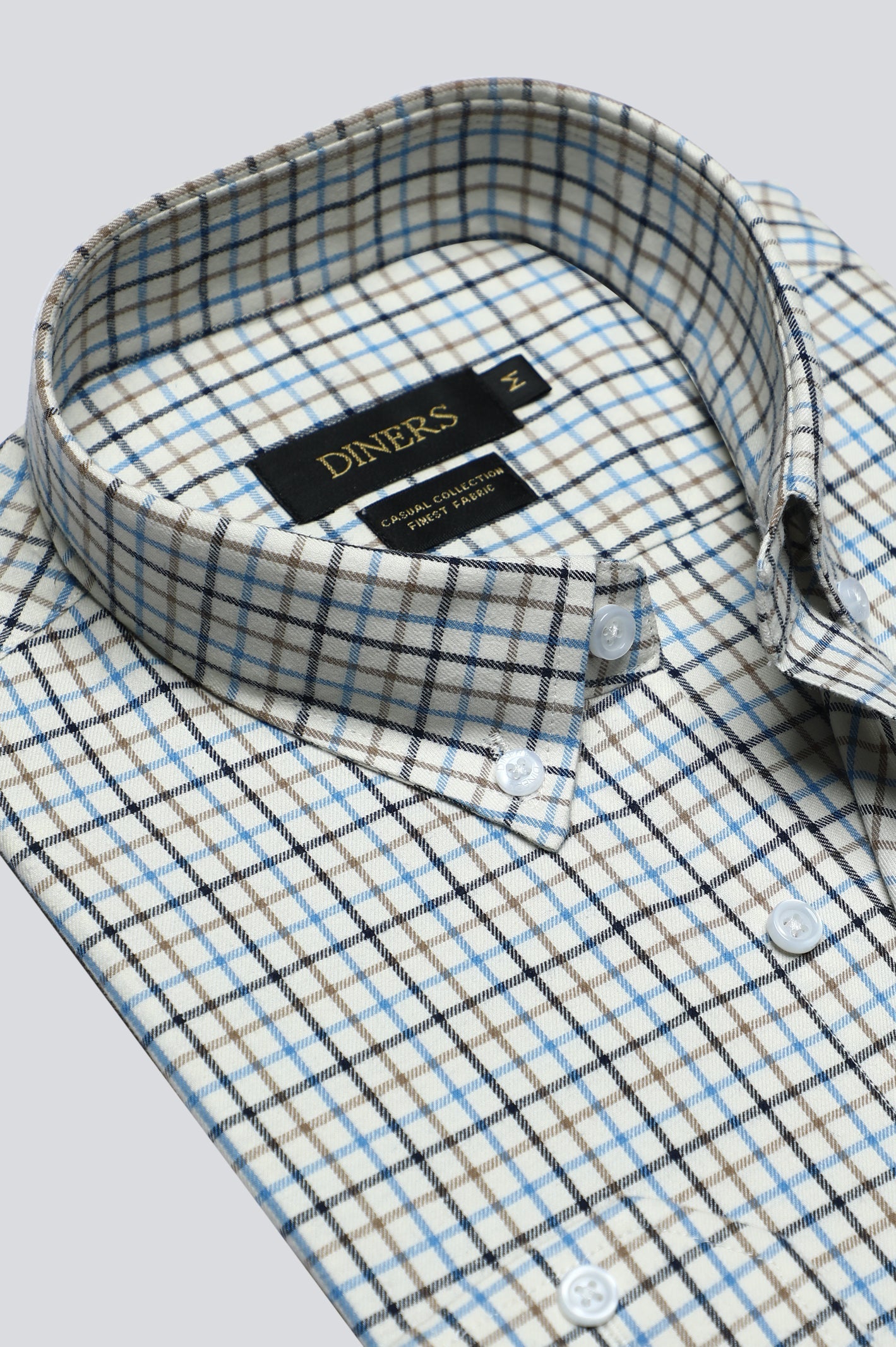 Multicolor Tattersall Check Casual Shirt for Men - Diners