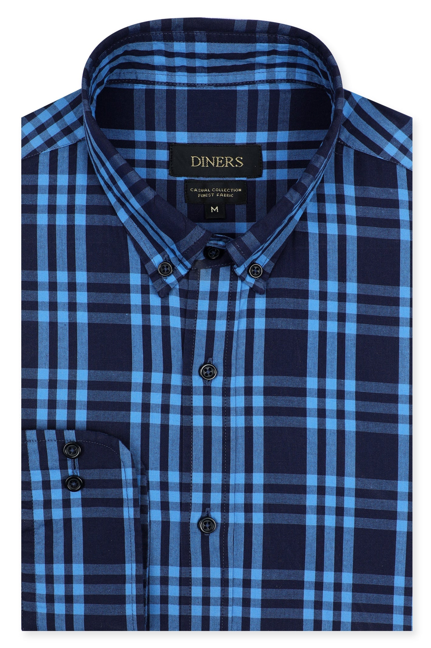 Casual Shirt for Men SKU: AG26630-BLUE - Diners