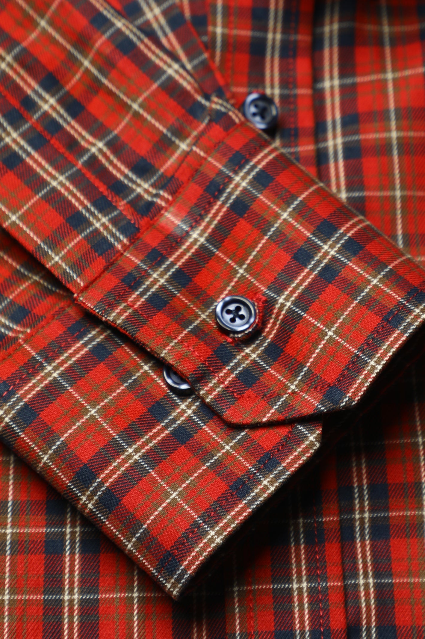 Rust Tartans Check Casual Shirt for Men - Diners